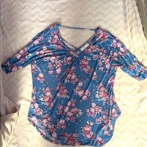 cute fancy flower shirt